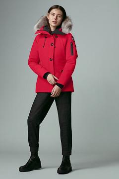 Chamarras Canada Goose Mujer Mexico - Montebello Abrigos Rojos GZ6718592